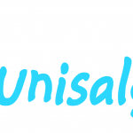 Unisalg logo – hvid